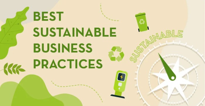 Business environment sustainability practices